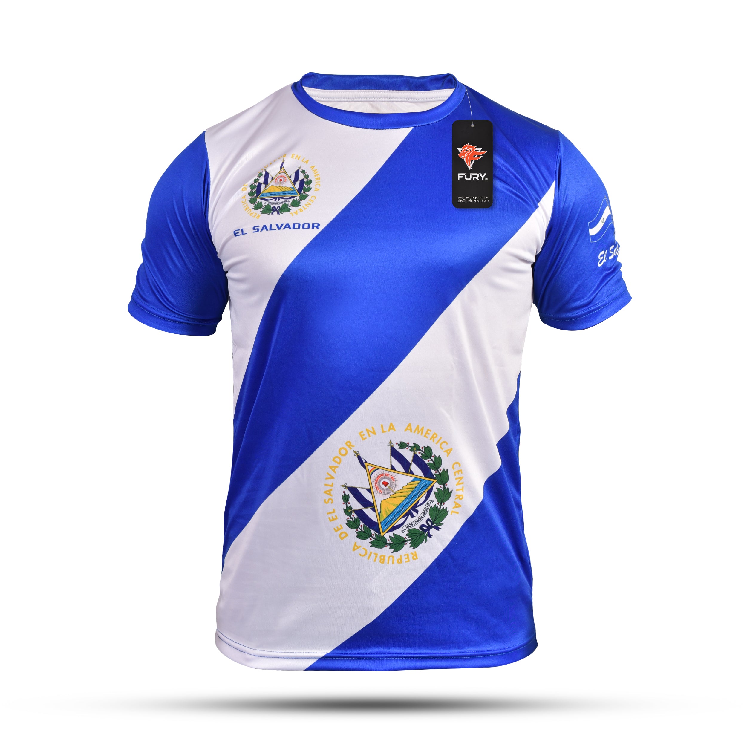 Fury El Salvador Football Shirt El Salvador Soccer jersey Camiseta de