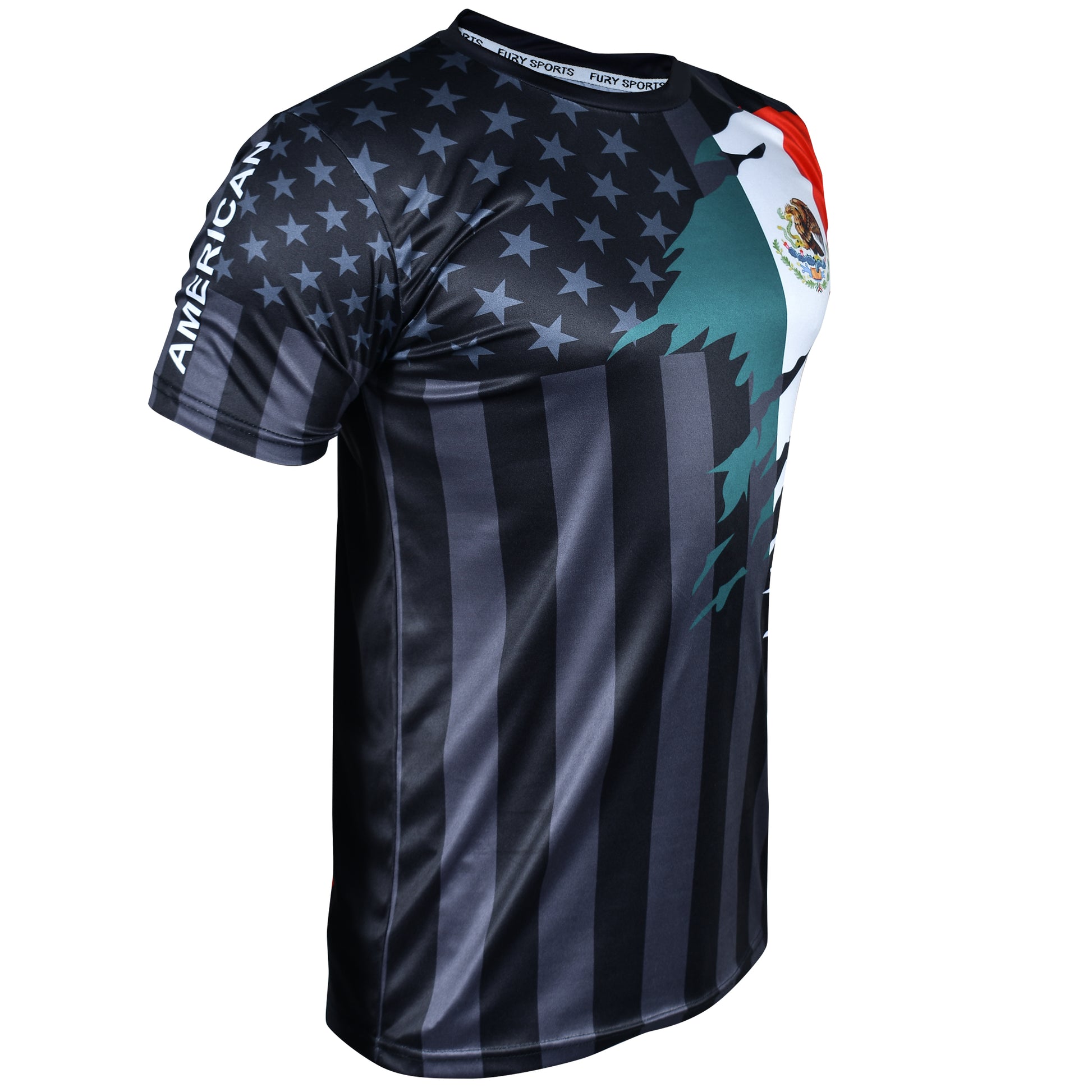  Fury Mexico and USA Flag Mix Soccer Jersey - Mexico